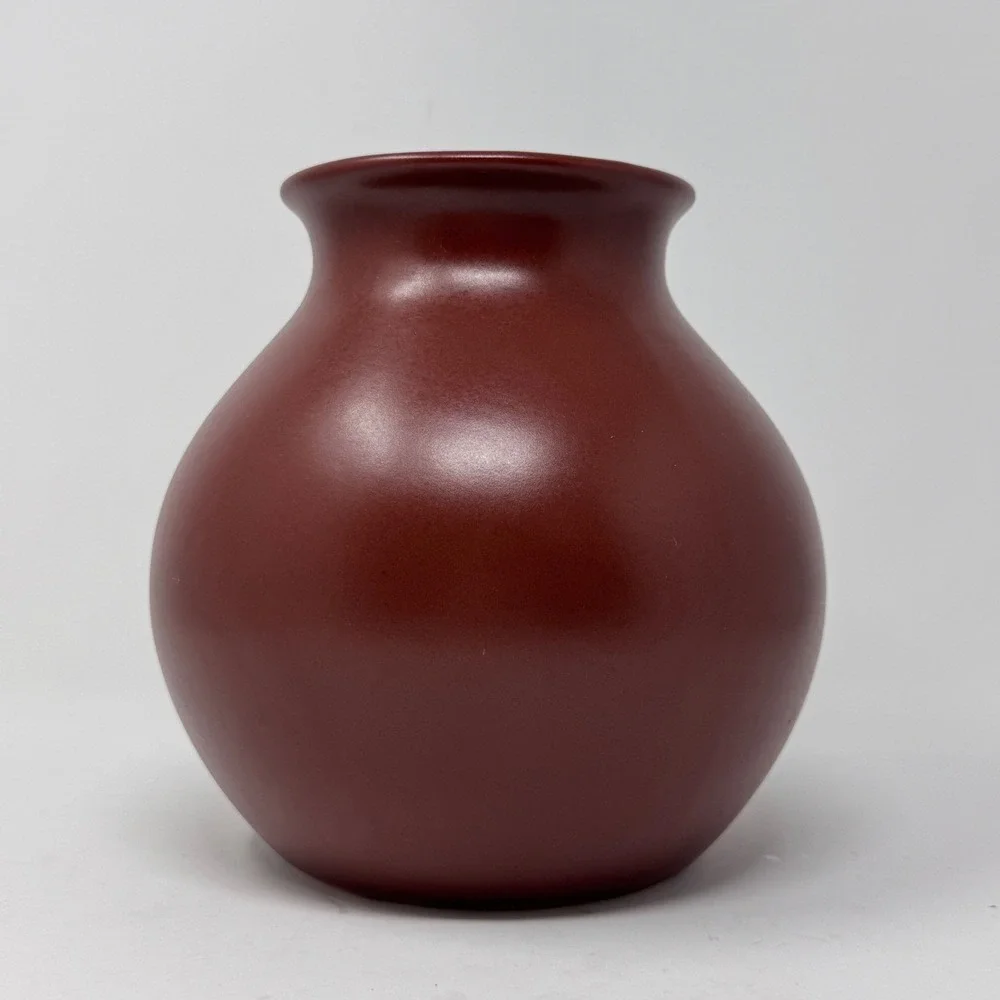 Pottery Barn Portugal Ceramic Vase – Red Brown